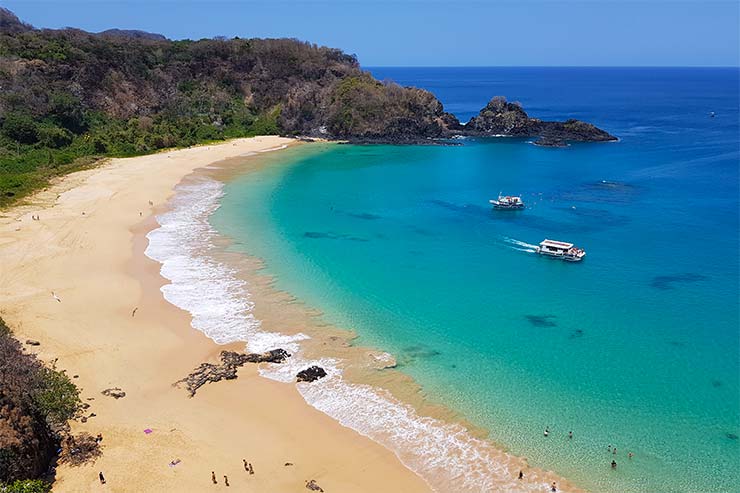 Baía do Sancho em Fernando de Noronha (Foto: Esse Mundo É Nosso)