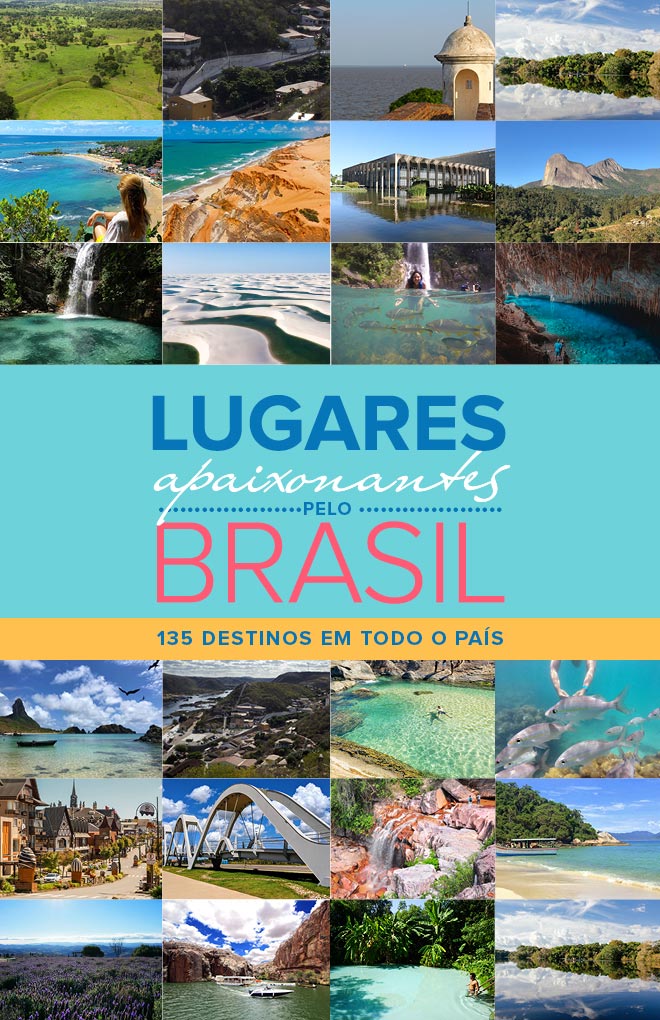 Blogueiros lançam guia: Lugares Apaixonantes pelo Brasil Capa do e-book (Foto: Reprodução)