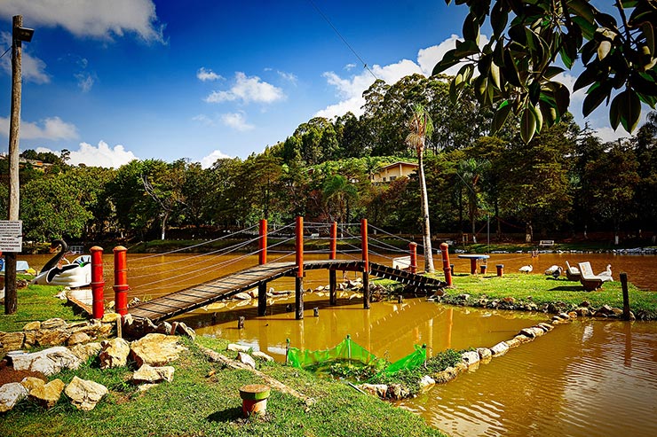 Lago dos Macaquinhos em Serra Negra (Foto: Secretaria de Turismo de SP/Aniello de Vita - Expressão Studio)