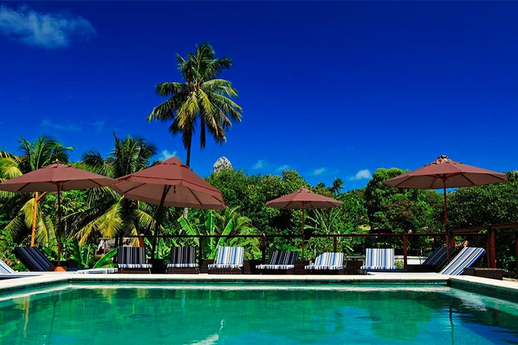 Hotéis e pousadas em Fernando de Noronha: Piscina da Pousada do Vale (Foto: Reprodução/Booking)