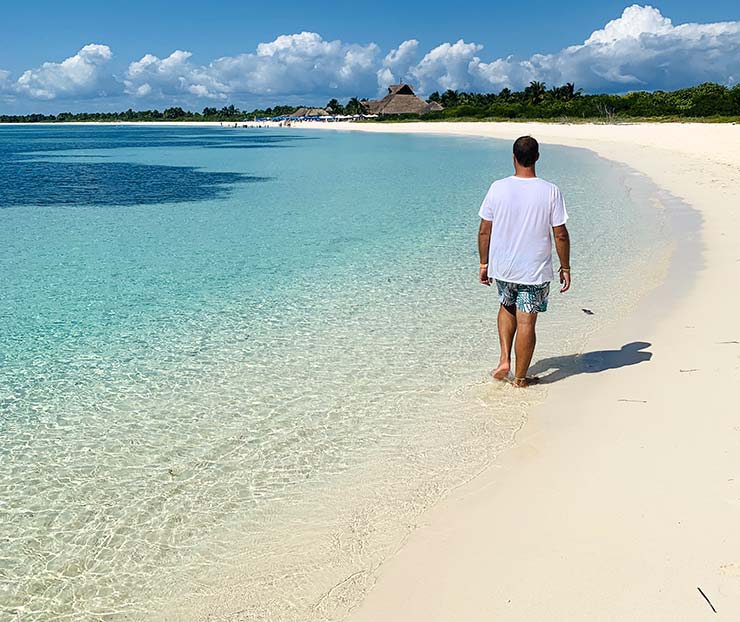 Playa Chunchacab, a mais praia mais bonita de Cozumel (Foto: Esse Mundo É Nosso)