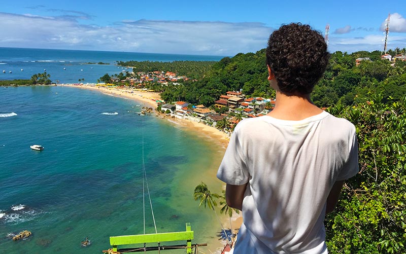 Vista do Mirante da Tirolesa: Quantos dias em Morro de São Paulo (Foto: Esse Mundo é Nosso)