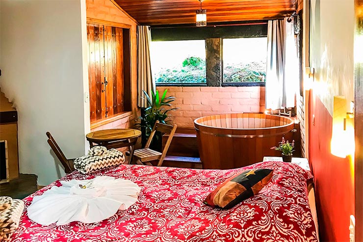 Hotéis e pousadas em Gonçalves: Acomodação no Cabanas no Mundo  (Foto: Reprodução/Booking)