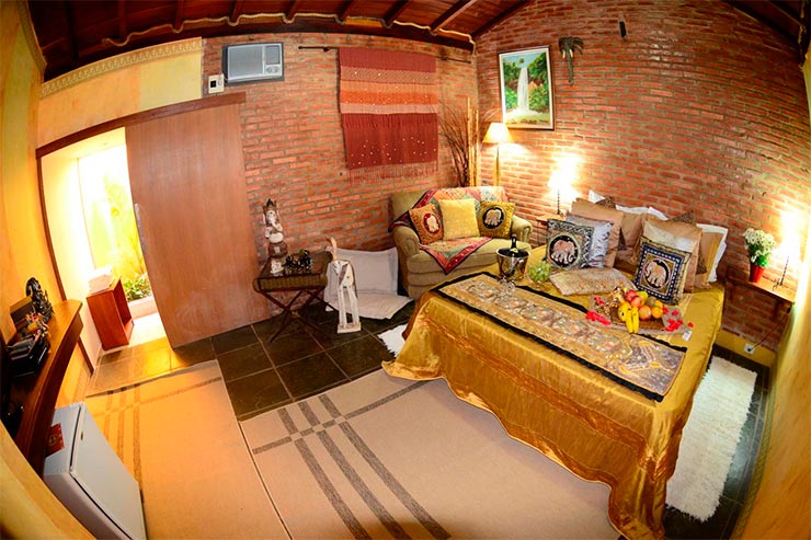 Quarto da Pousada das Nascentes (Foto: Reprodução/Booking)