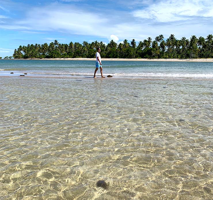 Ponta dos Castelhanos em Boipeba (Foto: Esse Mundo É Nosso)