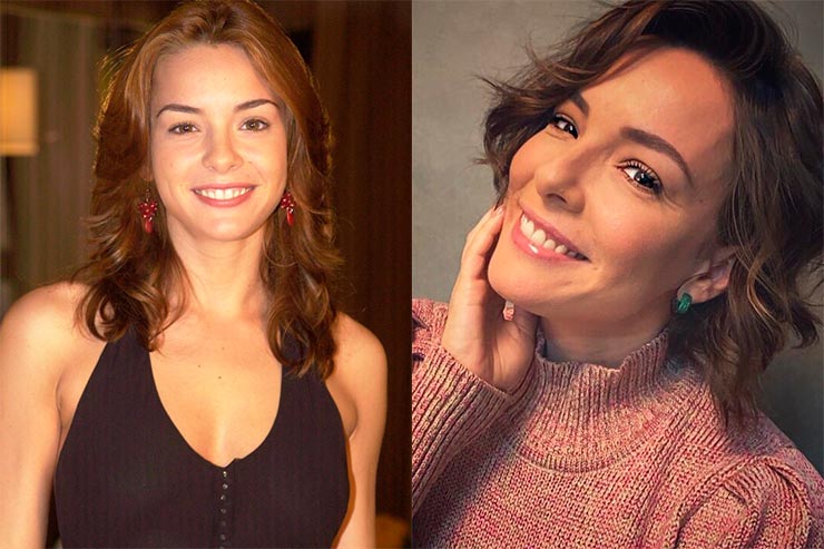 Regiane Alves viveu a vilã Dóris em Mulheres Apaixonadas, que está de volta no canal Viva (Foto: Memória Globo e Instagram)