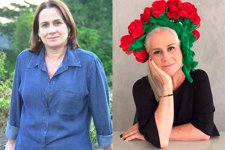Que ano passou Mulheres Apaixonadas? Vera Holtz interpretou Santana (Foto: Memória Globo e Instagram)