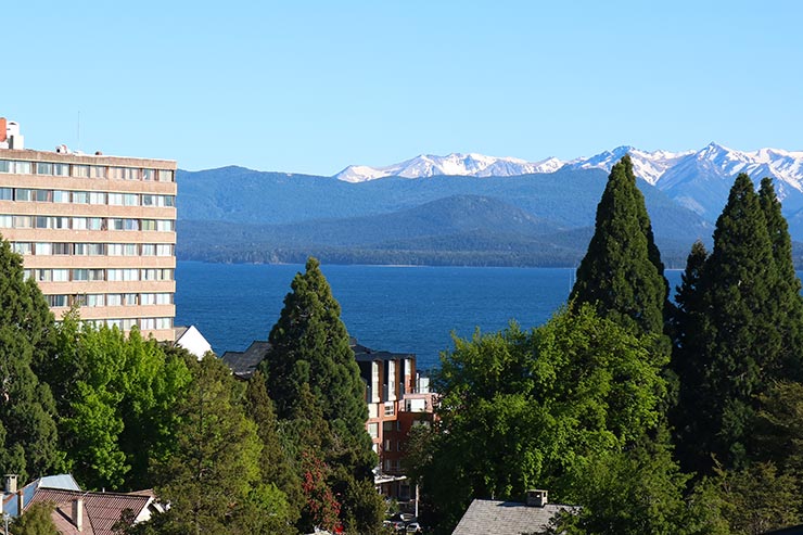 Vista de Bariloche, na Argentina (Foto: Esse Mundo é Nosso)