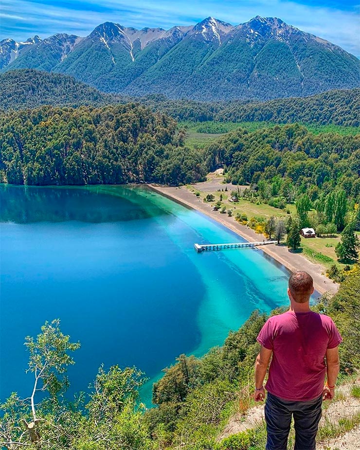 Lago Espejo, perto de Villa la Angostura, na Rota dos 7 Lagos (Foto: Esse Mundo é Nosso)