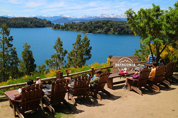 Bariloche no verão: Vista da Cervejaria Patagônia (Foto: Esse Mundo é Nosso)