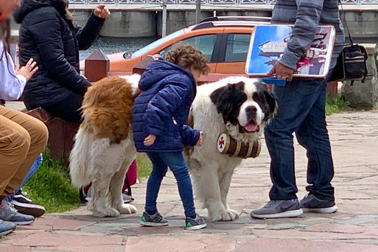 São Bernardo no centro cívico de Bariloche (Foto: Esse Mundo é Nosso)