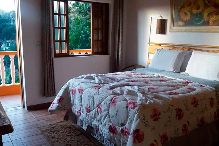 Hotéis e pousadas em Santo Antônio do Pinhal:  Quarto da Pinhalense (Foto: Reprodução/Booking)