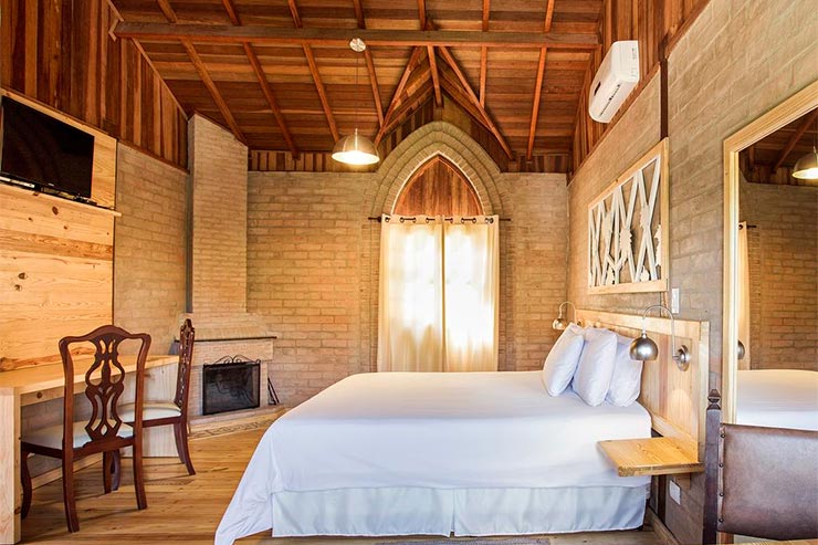 Hotéis e pousadas em Santo Antônio do Pinhal: Quarto da Villa Campestre (Foto: Reprodução/Booking)