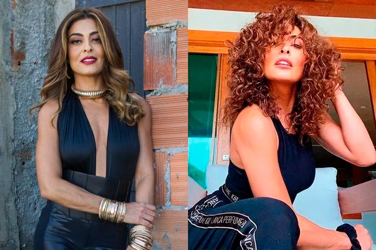 Bibi Perigosa vivida por Juliana Paes na novela (Foto: Reprodução/Memória Globo e Instagram)