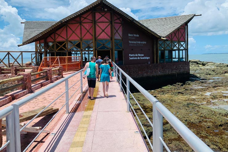 Entrada da Ilha dos Frades: É preciso pagar uma taxa ambiental (Foto: Esse Mundo é Nosso)