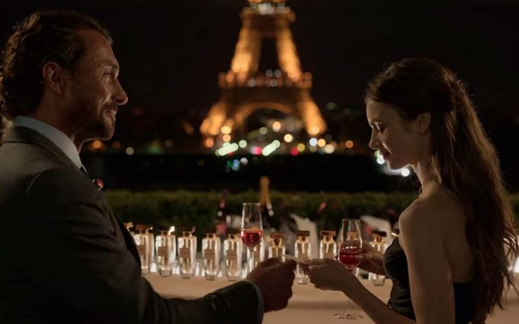 Cafe de l'Homme com vista para Torre Eiffel