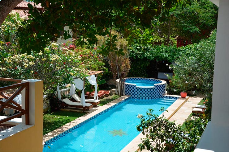 Hotéis e pousadas em Jericoacoara: Piscina do Villa Terra Viva (Foto: Divulgação)