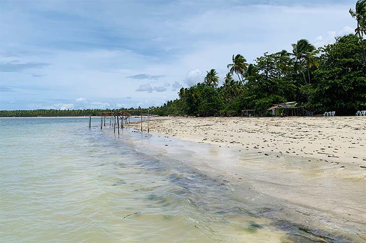 Vista da Praia de Tassimirim em Boipeba