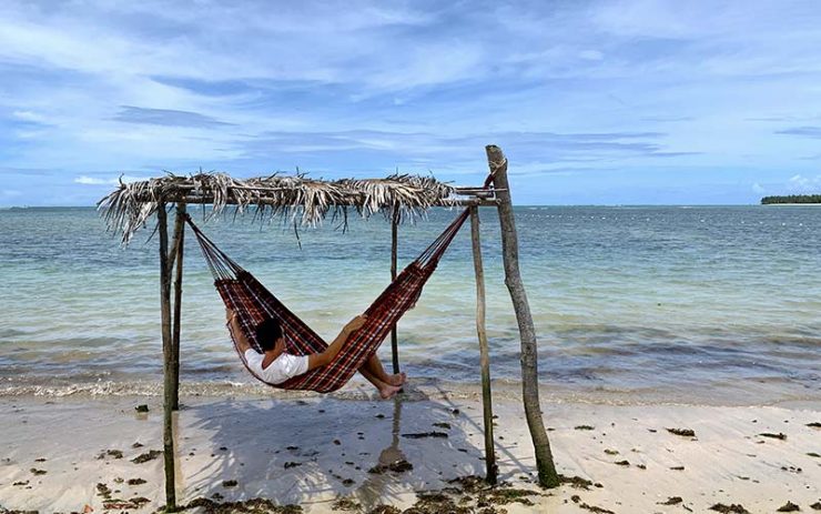 Rede na Praia de Tassimirim