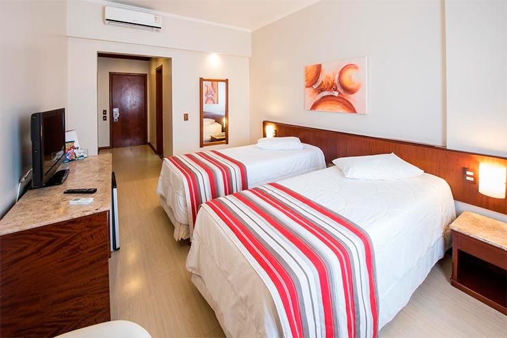 Quarto do Carlton Plaza (Foto: Divulgação)