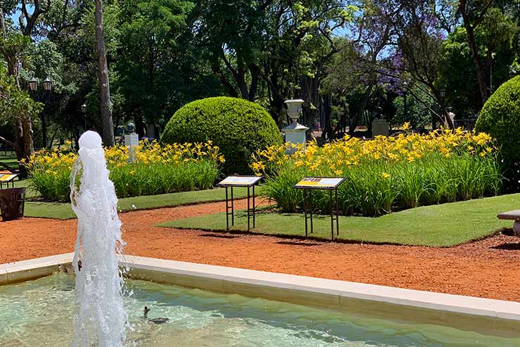 Fonte e rosas (Foto: Esse Mundo é Nosso)