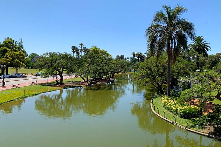 Lago do parque Tres de Febrero em Buenos Aires (Foto: Esse Mundo é Nosso)