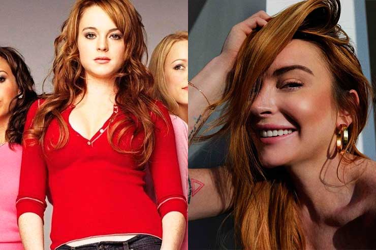 Lindsay Lohan em Meninas Malvadas (Fotos: Divulgação e Instagram)