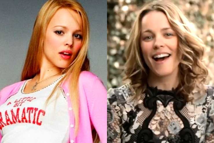 Rachel McAdams vive a antagonista em Meninas Malvadas (Fotos: Divulgação e Reprodução/Allure Magazine)