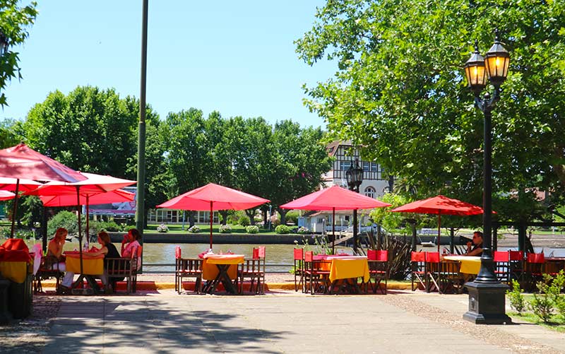 Restaurante no Paseo Victorica, em Tigre (Foto: Esse Mundo é Nosso)