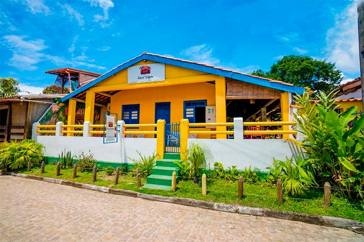 Onde ficar em Boipeba: Entrada da Pousada Sunset (Foto: Divulgação)