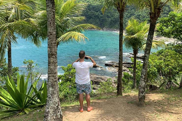 Mirante da Praia de Calhetas em São Sebastião