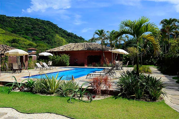 Piscina e jardim da Tupinamba (Foto: Divulgação)