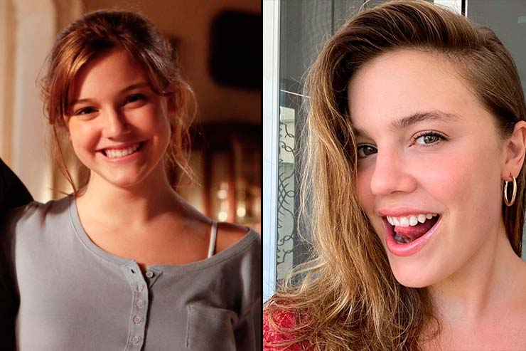 Alice Wegmann viveu Sofia em A Vida da Gente (Foto: Memória Globo e Instagram)