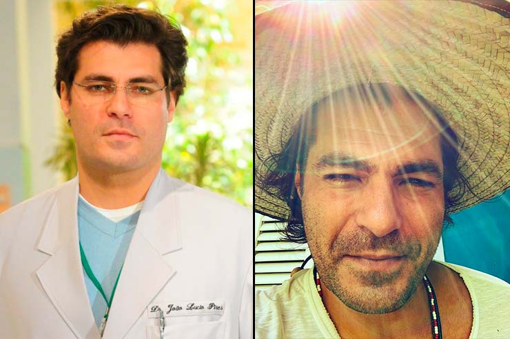 Que ano passou A Vida da Gente: Thiago Lacerda viveu Lúcio (Foto:: Memória Globo e Instagram)