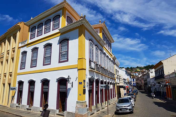 Casarão colonial no Centro Histórico de São João del Rei