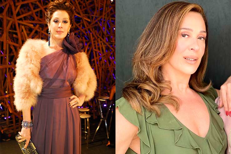 Que ano passou Ti-Ti-Ti: Claudia Raia viveu Jaqueline (Foto: Memória Globo e Instagram)