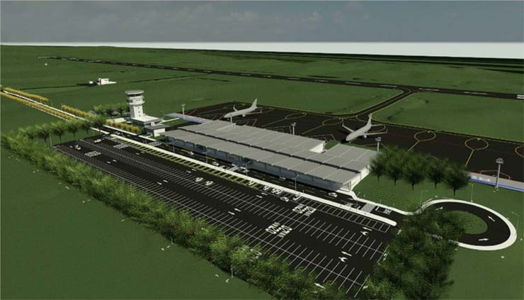 Projeto do novo aeroporto da Serra Gaúcha, em Caxias do Sul