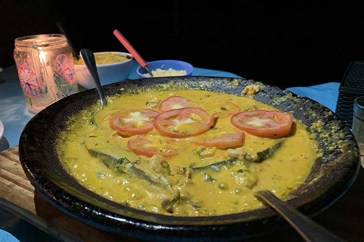 Restaurantes em Boipeba: Moqueca de peixe do Ponto da Barra (Foto: Esse Mundo é Nosso)