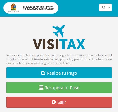 Site VISITAX permite pagamento da taxa de turismo em Cancún