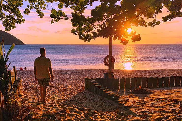 Pôr do sol em Toque Toque Grande