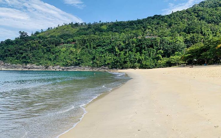 Praia de Toque Toque Grande em São Sebastião