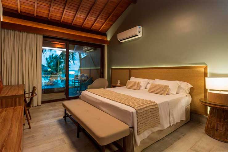 Melhor resort do Brasil: Quarto espaçoso com Serrambi com cama de casal, ar-condicionado e varanda