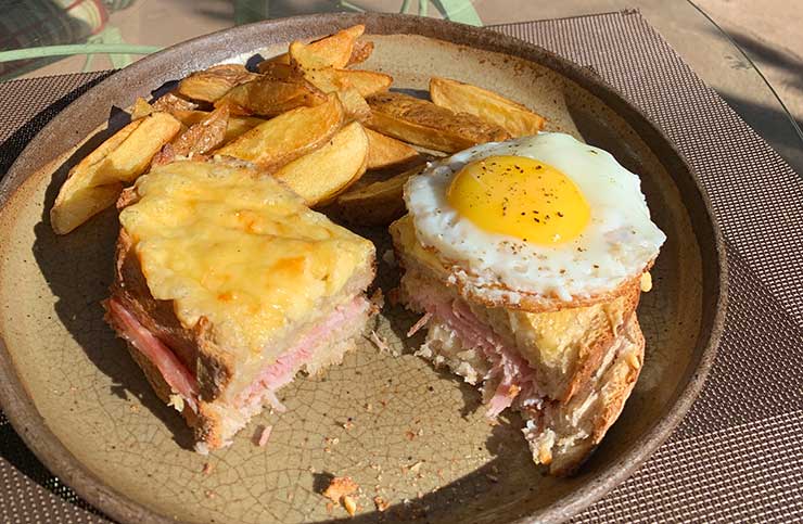 Restaurantes em Visconde de Mauá: Croque Madame com gema de ovo mole do Bistrô das Meninas