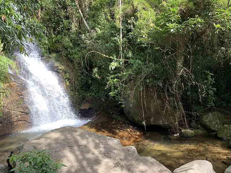 Vista da Cachoeira dos Macacos em Maromba, em Visconde de Mauá