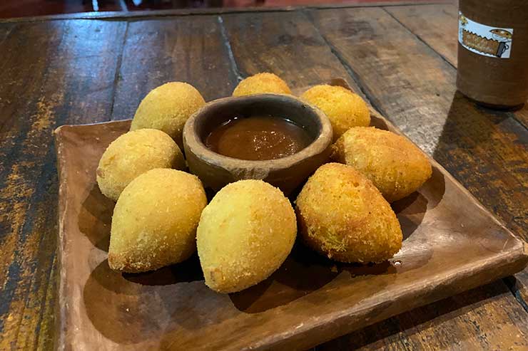 Restaurantes em Pipa: Coxinha de bode do O Tal do Escondidinho