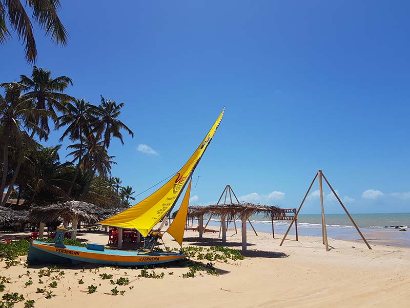 Orla da Praia de Perobas em Touros