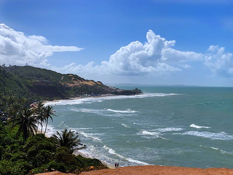 Praia do Amor em Pipa vista do alto do Chapadão