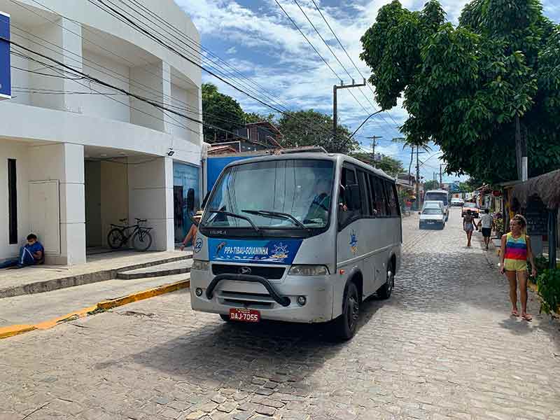 Ônibus da Viação Riograndense que circula pela Praia de Pipa