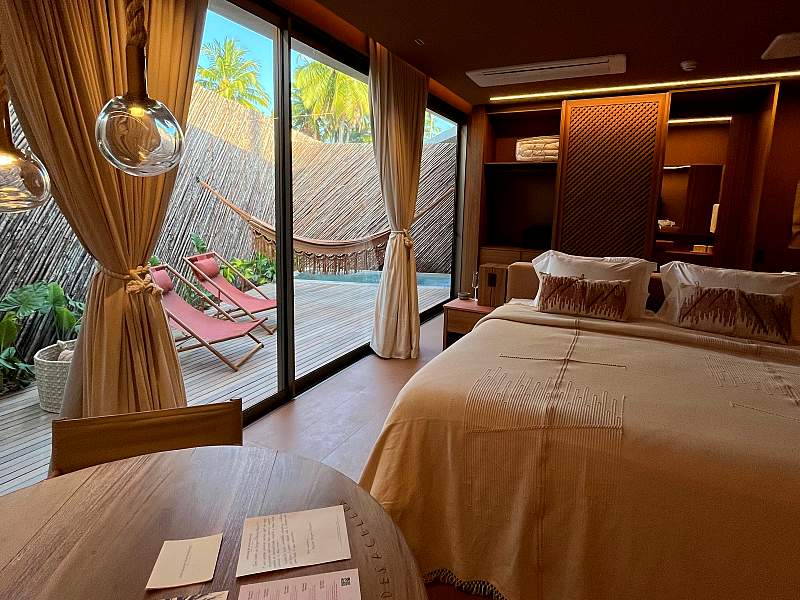 Cabana com piscina privativa da Origem