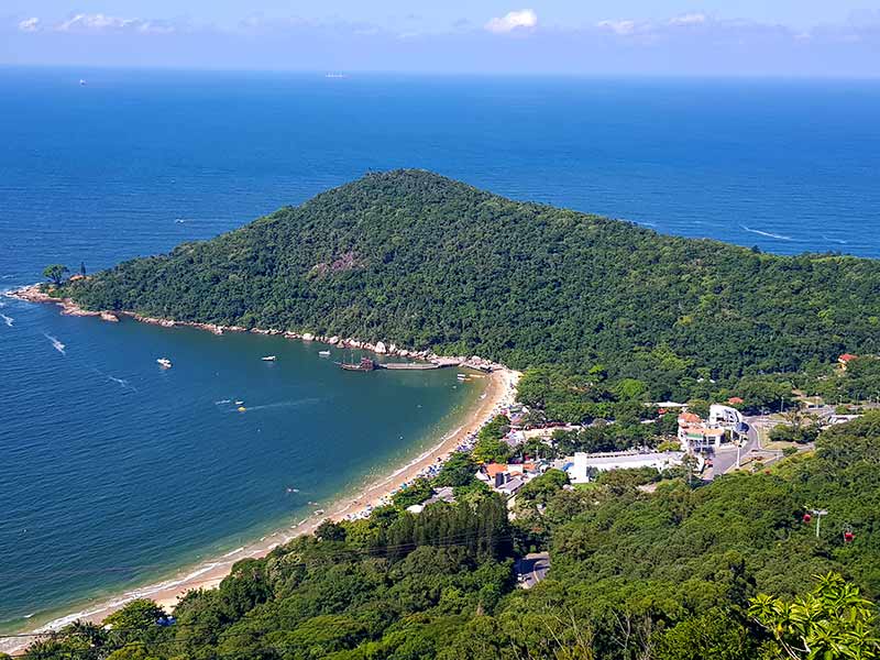 Mirante do Unipraias com vista para a Praia das Laranjeiras